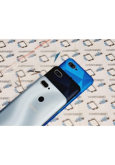 Oppo Uyumlu A12 Kasa Arka Pil Batarya Kapağı (Yan Tuşlar) (525082805)