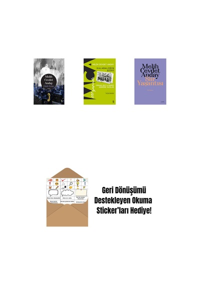 Gizli Emir Ciltli + Kalabalığın Şiiri + Şiir Yaşantısı - Şiir Yazıları + Okuma Sticker'ları