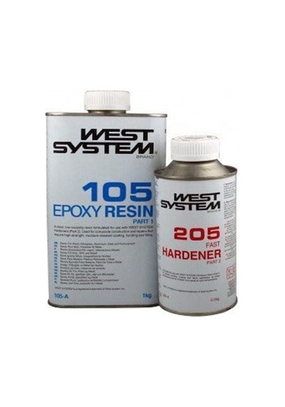 West System 105/205 Hızlı Epoxy Reçine A Pack 1.2 KG