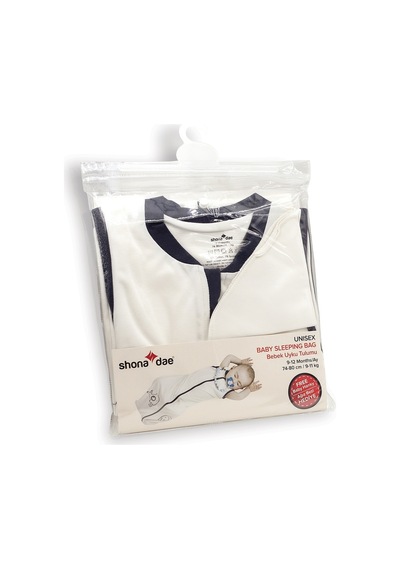 Shonadae Bebek Uyku Tulumu (6-9 Ay) Unisex Beyaz