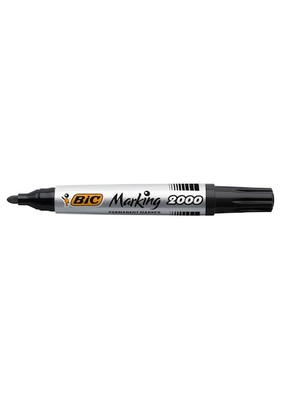 Bic Marker 2000 Yuvarlak Uç Koli Kalemi Siyah 12'li Kutu