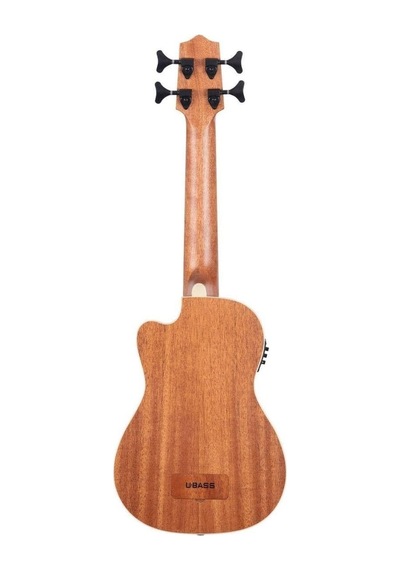 Kala Journeyman Maun Akustik-elektro U Bass Mini Bas Gitar Natural