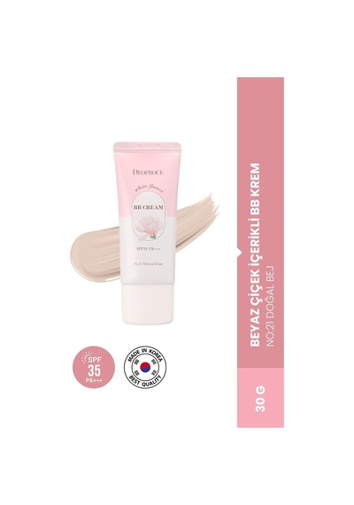 Beyazlatıcı Ve Işıltı Artırıcı White Flower Bb Krem 30 Mililitre No:21 Çok Renkli