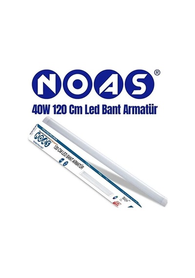 Noas Yl98 1200 40w 6400k Led Bant Armatür Beyaz Işık 6 Adet Beyaz