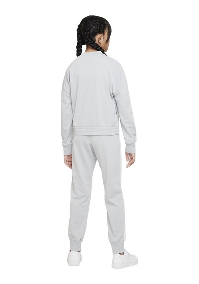 Nike Sportswear Tracksuit Grey Kız Çocuk Eşofman Takımı Gri Beyaz Gri