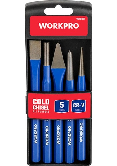 Workpro Wp201303 5 Parça Cr-v Profesyonel Noktalama Ve Keski Seti