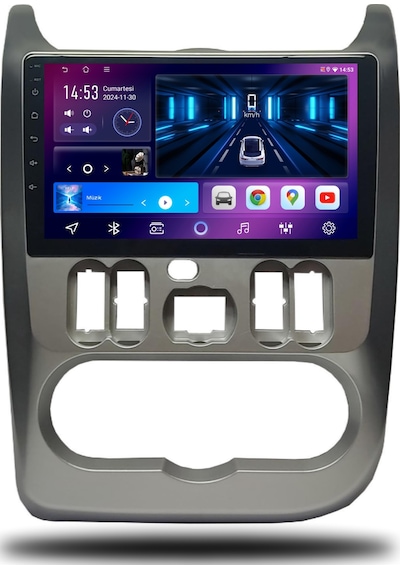 Caros Dacia Logan 2010-2023 Uyumlu Android Multimedya 4gb Ram 64gb Hafıza 10"