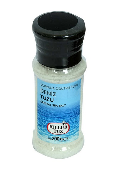 Sofrada Öğütme Yemeklik Granül Çakıl Deniz Tuzu 200 Gr Değirmenli