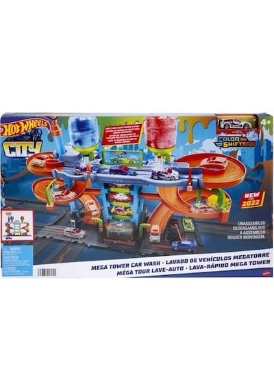 Hot Wheels Mega Araba Yıkama Kulesi