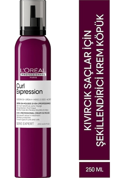 L'Oréal Professionnel Serie Expert Curl Expression Şekillendirici Saç Bakım Köpüğü 250 ML