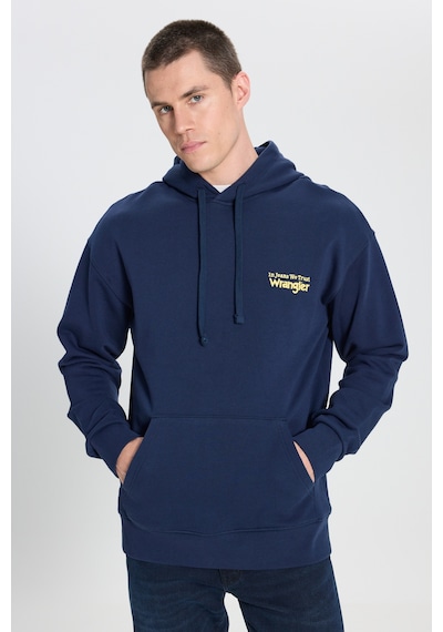 Wrangler Erkek Relaxed Fit Kapüşonlu Sweatshirt W6m95935829 Lacivert