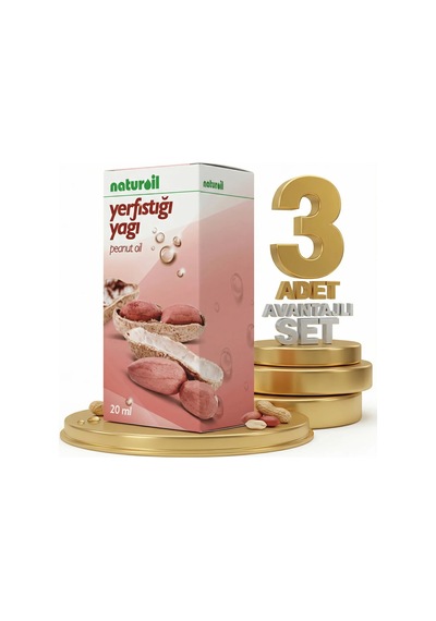Naturoil Yer Fıstığı Yağı 3x20 Cc 20 Ml
