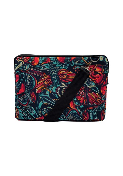 Differ 13-14'' inç Maske Desen Su Geçirmez/Askılı/Laptop/Apple Uyumlu MacBook /