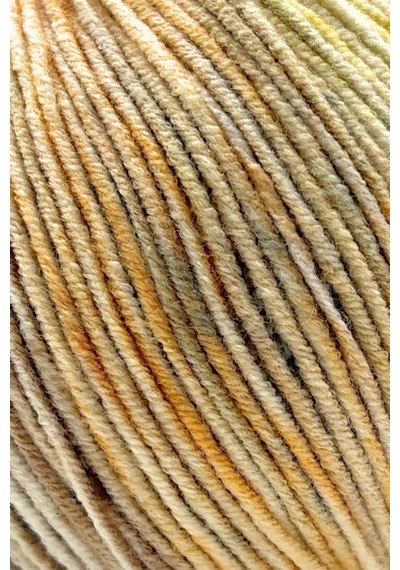 Orijeans Renkli Amigurumi Ipi Punch Panç Baby Soft Cotton 50 Gr Örgü Ip Ori Jeans Sarı Gün Batımı