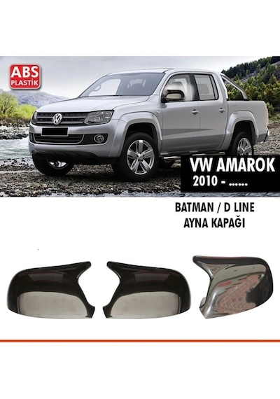 Volkswagen Amarok Yarasa Batman Ayna Kapağı Plastik Piano Black 2