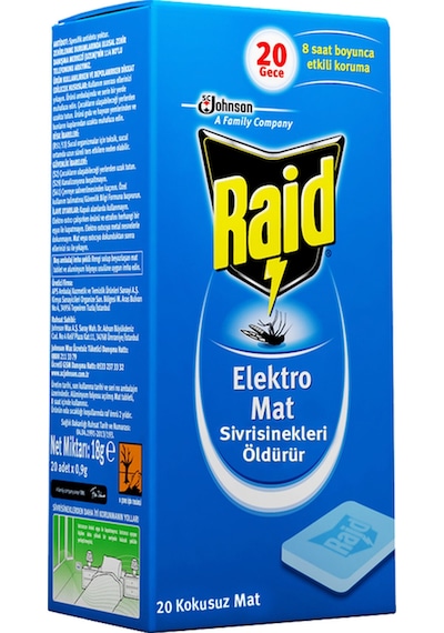 Raid Elektromat Tablet 20 Adet