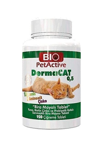 Petactive Dermacat Brewers Kedi Vitamini 150 Tablet