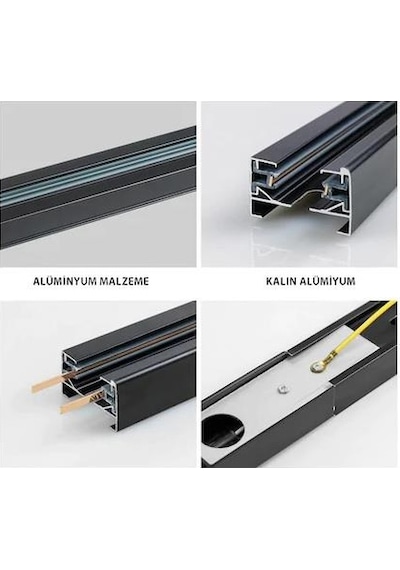 RAY SPOT RAYI 1 METRE SİYAH KASA