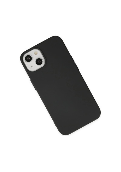 Newface - 569 - Apple İphone Uyumlu 14 Kılıf Nano İçi Kadife Silikon - Novapazr - - Siyah