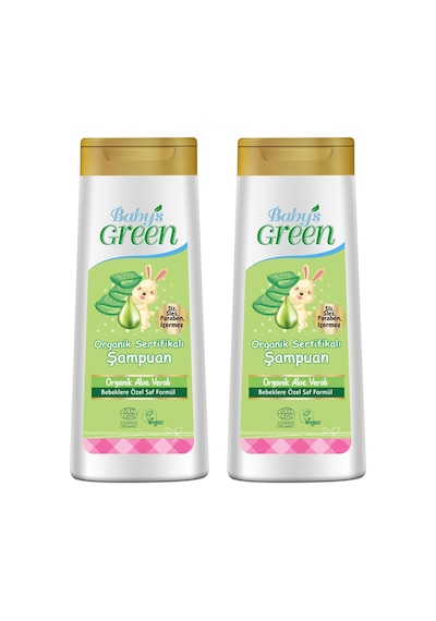 2'li Organik Bebek Saç Ve Vücut Şampuanı Seti 400ml 2