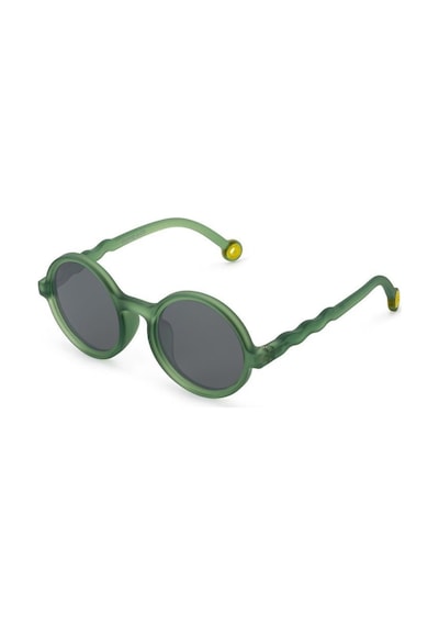Olivio&co Classic Round Çocuk Güneş Gözlüğü - Olive Green Çok Renkli