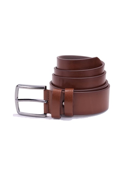 Dagoster Dmk26-355 Kahve 4 Cm Suni Deri Erkek Kemer Kahve