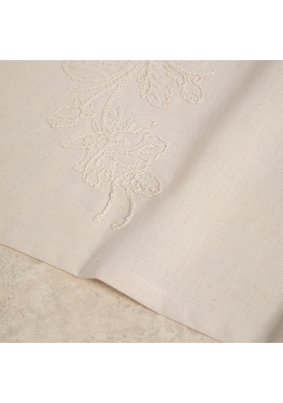 Mudo Home Lıly İşlemeli Runner Ekru 50x130 696123