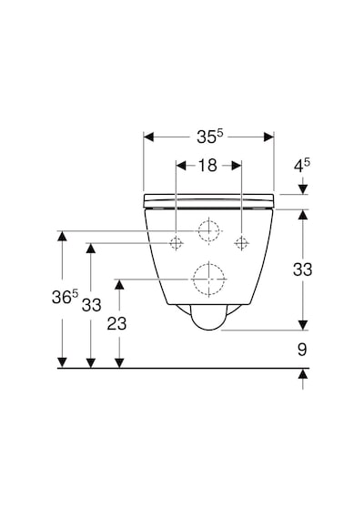 Geberit Smyle Square Rimfree Asma Klozet ve Kapak Seti