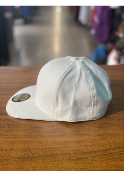 Hiphop Snapback Rapper Basket Beyaz Kanvas Cap Şapka Beyaz
