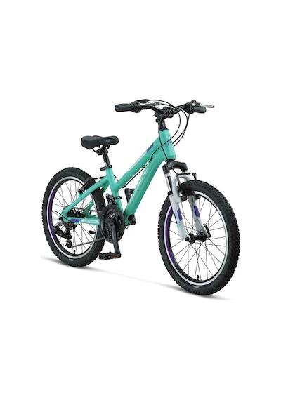 Mosso Wıldfıre L-20-v Kız Çocuk Bisikleti 280h 20 Jant 18 Vites Emerald Mor Çok Renkli