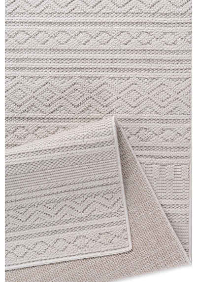 İskandinav Modern Tasarım Sisal Bukle Özel Ölçü Salon Oturma Odası Koridor Halısı Krem Geokrem