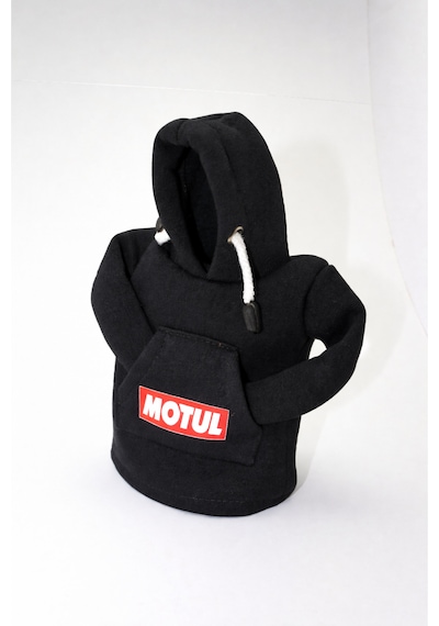 Motul Tasarım Hoodie Vites Topuzu Kılıfı - Universal Sweatshirt Model Vites Aksesuarı Siyah