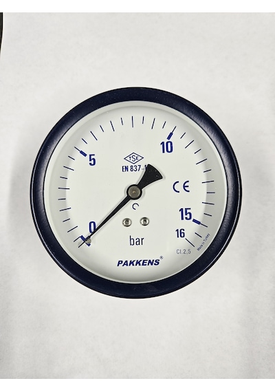 Çap 100 Arkadan 16 Bar Kuru Manometre - Pakkens