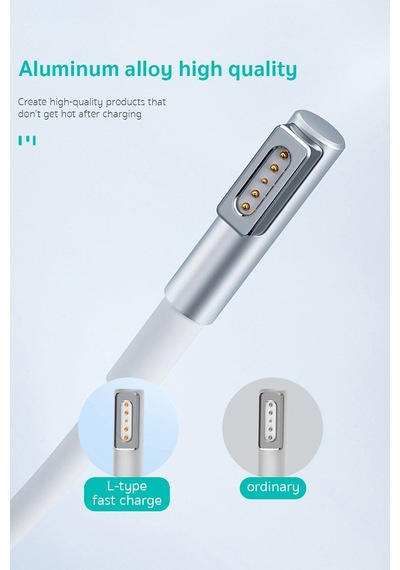 Apple MacBook Uyumlu Type-c To Magsafe 1 Pd Hızlı Şarj Kablosu 2 Metre