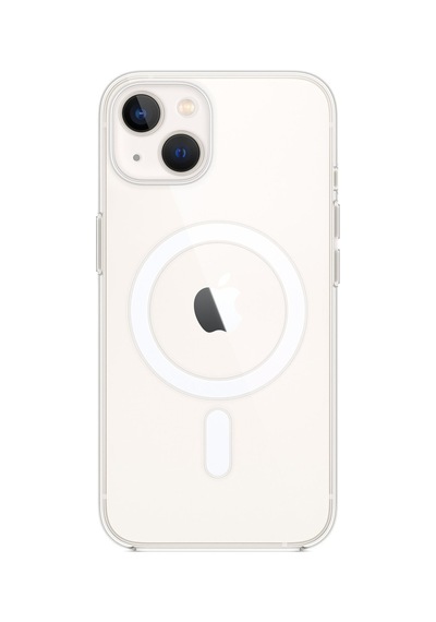 Apple iPhone Uyumlu 14 Kılıf Magneticsafe Şeffaf Silikon - Şeffaf Bzsxx00 1