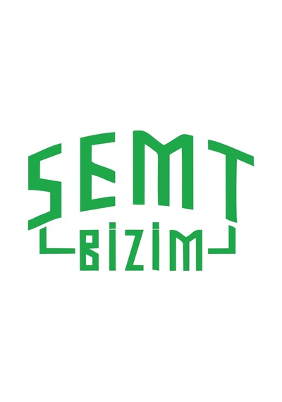 Semt Bizim Araba Sticker 17x17 Cm Yeşil