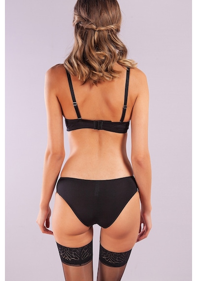 Moon Wear Gala Balconette Foam Cup Lace Bra, Siyah Konforlu Ve Şık Sütyen, Strapless Çok Renkli