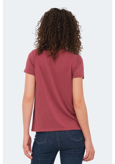 Slazenger Paytons Kadın Bordo Tişört Bordo