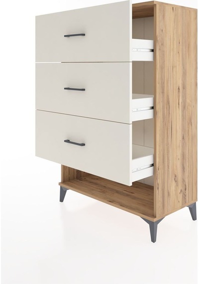 Hyperion Dolap 3 Çekmeceli 88x44x134 Çam-aytaşı Atlas Çam