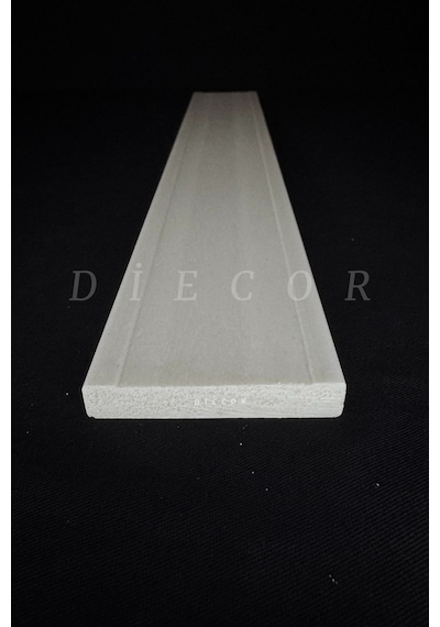Diecor Dekoratif Boyanabilir 15 Adet 6 Cm Polistren Duvar Çıtası Beyaz 6 Cm Model:xa188
