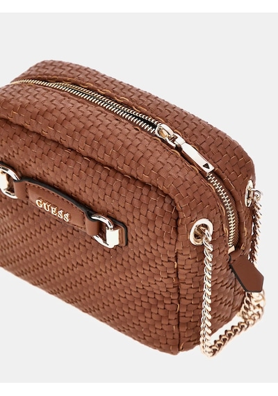Guess Francy Hasır Mini Kadın Çapraz Çanta Hwwg9530140 Taba
