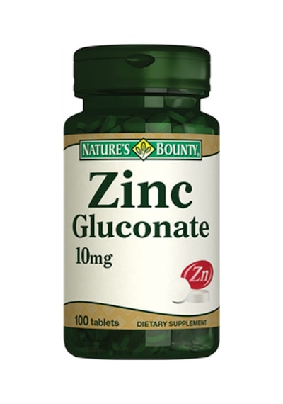 Natures Bounty Zinc Gluconate 10 Mg 100 Tablet