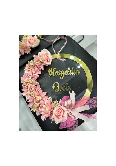 Şeffaf Üstü Gold Kapı Süsü 30 Cm Diğer