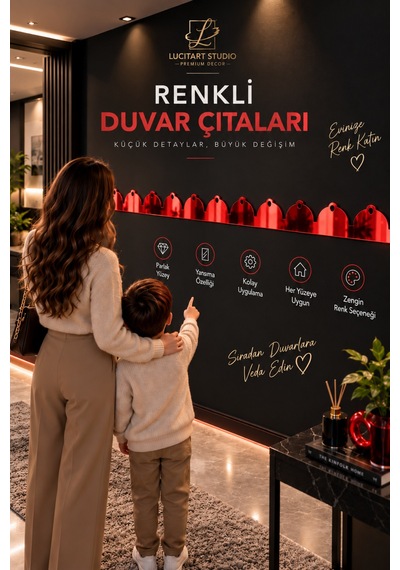 Lucitart 2.8 Mm Renkli Pleksi Duvar Çıtası 42x11 Cm Parlak Dekoratif Duvar Bordürü Boyama Gerektirmez Pleksi Duvar Çıtası Kırmızı Lucitart 2.8 Mm Renkli Pleksi Duvar Çıtası 42x11 Cm Parlak Dekoratif Duvar Bordürü Boyama Gerektirmez Pleksi Duvar Çıtası Kırmızı