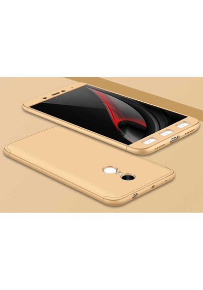 Xiaomi Redmi Note 4x Kılıf Zore Ays Kapak Gold
