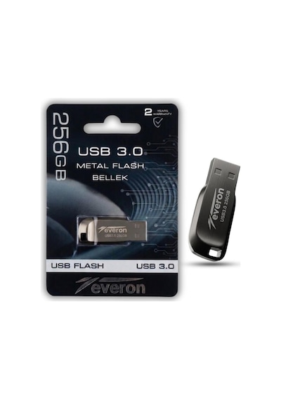 Everon 256gb Usb 3.0 Metal Flash Bellek Yüksek Hızlı Usb Bellek
