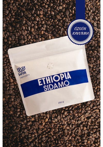 Ethıopıa Sidamo Heirloom Çekirdek Kahve 250 Gr, %100 Arabica Çekirdek Kahve