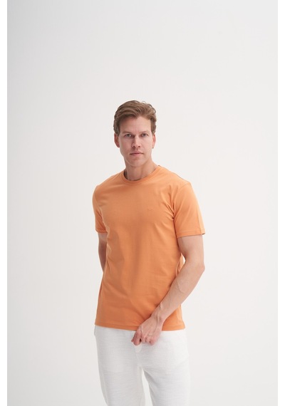 Cazador Basic Süprem Erkek T-shirt 46230 Şeftali Turuncu