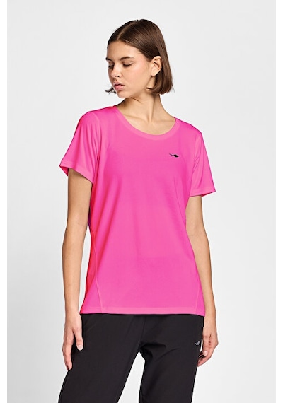 Lescon Kadın Koşu Kısa Kol T-shirt 25b-2015 Fuşya