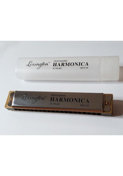 Cremonia Hm0120 Mızıka 20 Delik Professıonal Harmonıca Şeffaf Kut